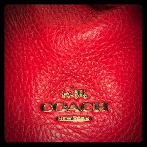 Red Coach Purse